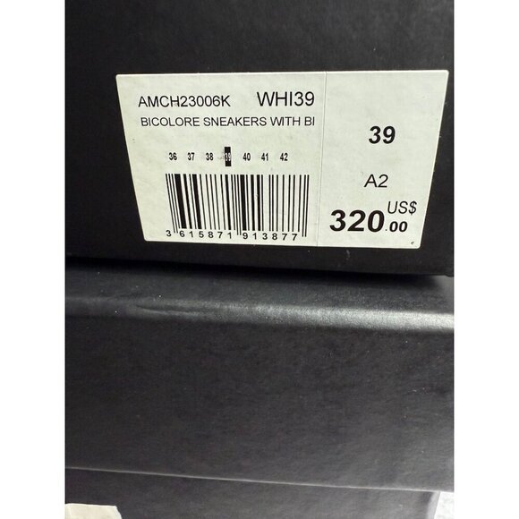 THE KOOPLES Women’s White Chunky-Soled Leather Trainers, Dad Sneakers FR‎ 38 - Picture 2 of 9